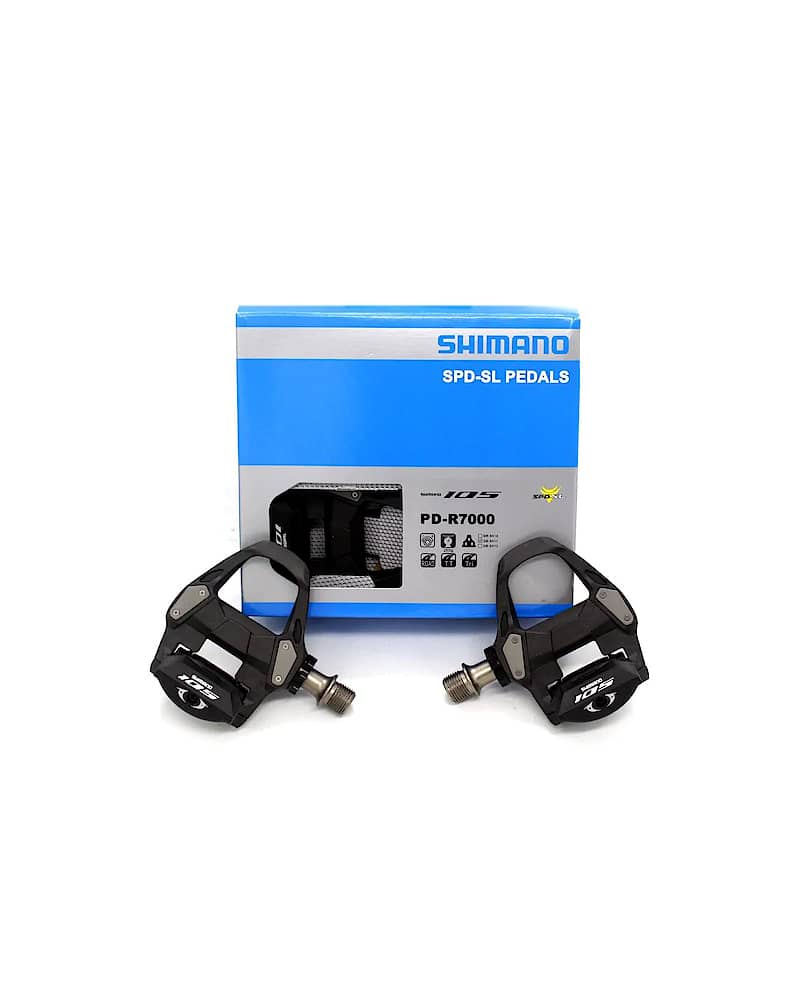 Shimano 105 Pedals, PD-R7000, SPD-SL Clipless 2 Shimano 105 Pedals PD R7000 SPD SL Clipless 1
