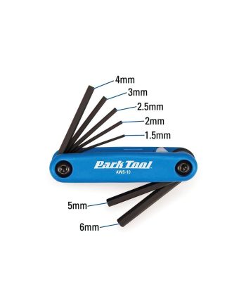 Park Tool Foldup Hex Wrench 1 5mm to 6mm AWS 10 1 min