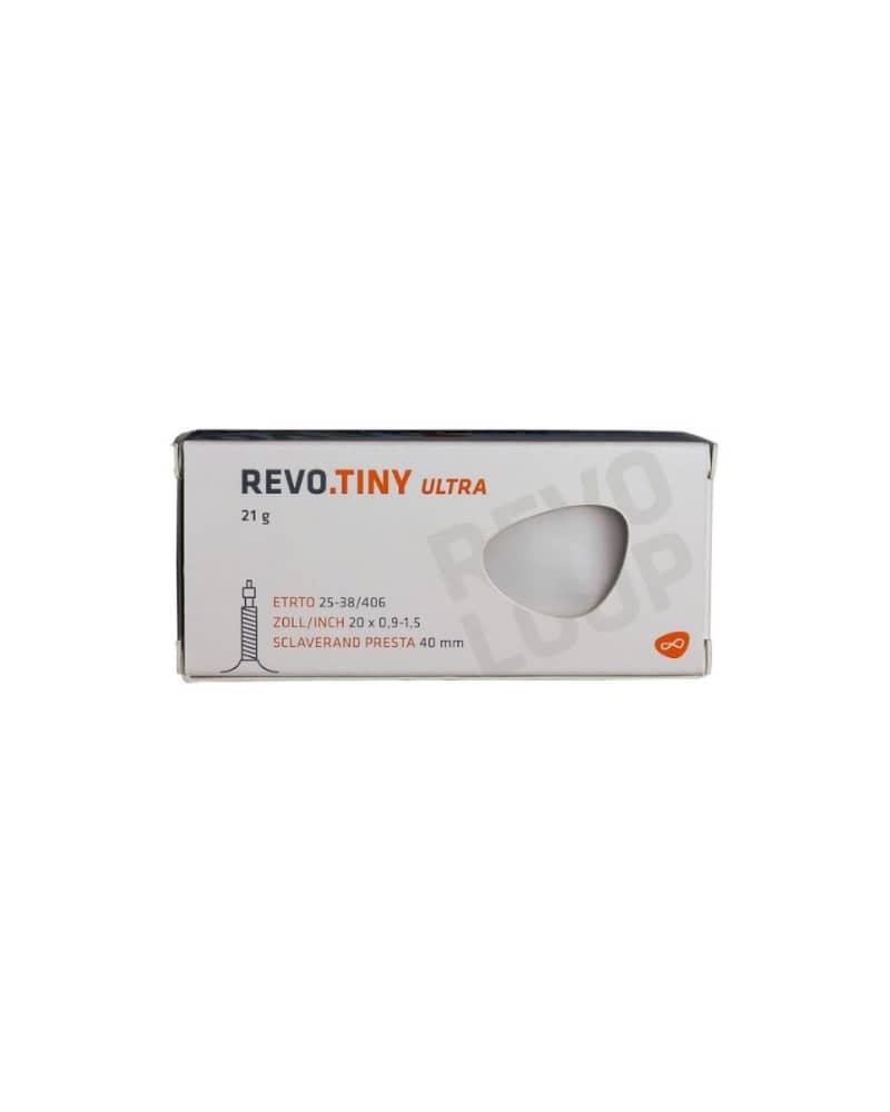 Revoloop Tiny Ultra 20"/0.9-1.5" 40mm Schrader 2 Revoloop Tiny Ultra Tube 2022 0.9 1.522 40mm Schrader for Brompton Bicycle 1