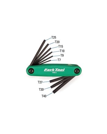 Park Tool Fold Up Torx Compatible Wrench Set TWS 2 2