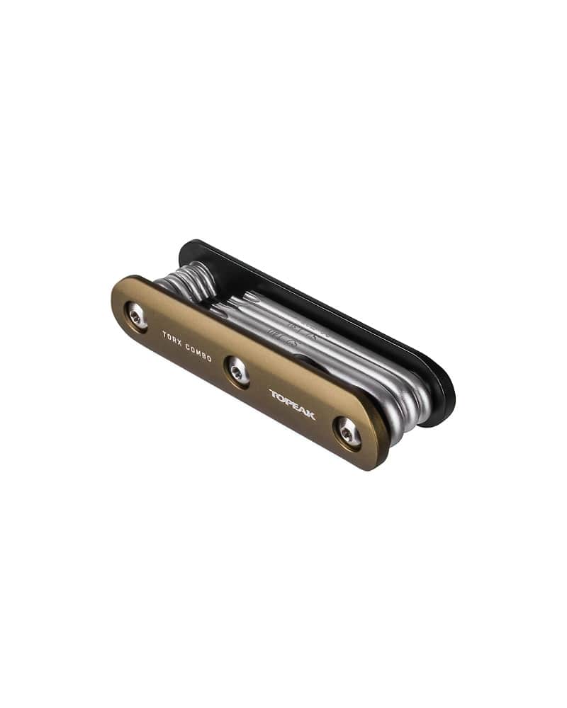 Topeak Torx Combo, Alumimum body (9pcs) CR-V Torx Tools, with key ring 2 Topeak Torx Combo Alumimum body w9pcs CR V Hex Tools wkey ring 3 DeNoiseAI standard min