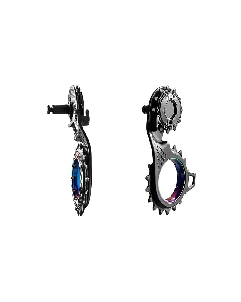 absoluteBLACK HOLLOWcage Shimano 9250 Carbon Ceramic Oversized Derailleur Pulley Cage 3 Hollowcage Shimano 8150 Carbon Ceramic Oversized Derailleur Pulley Cage Rainbow 2 DeNoiseAI standard min