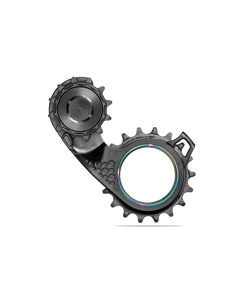 absoluteBLACK HOLLOWcage Shimano 9250 Carbon Ceramic Oversized Derailleur Pulley Cage 2 Hollowcage Shimano 8150 Carbon Ceramic Oversized Derailleur Pulley Cage Rainbow 3 DeNoiseAI standard min