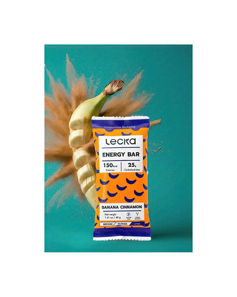 LECKA Energy Bar (Banana Cinnamon / Cacao Banana / Mango Coconut / Tropical Fruits) 2 Lecka Energy Bar Banana Cinnamon DeNoiseAI standard min