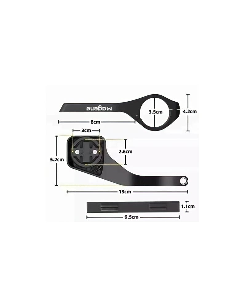 Magene Outfront Bike Mount for C206 Pro, C406, C406 Pro, C506, C506SE, C606 (31.8mm Diameter) 4 Magene Outfront Bike Computer Mount 4 DeNoiseAI standard min